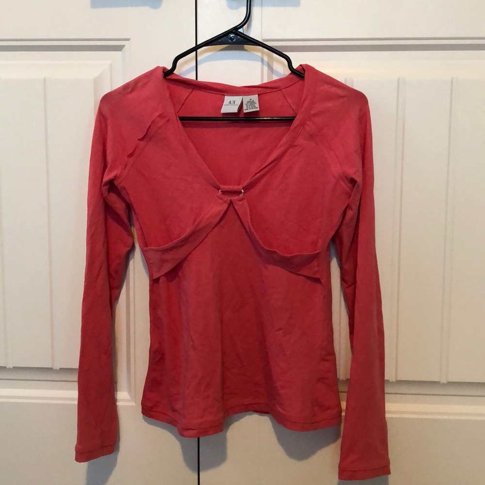 Pink Armani Exchange Long Sleeve Size M